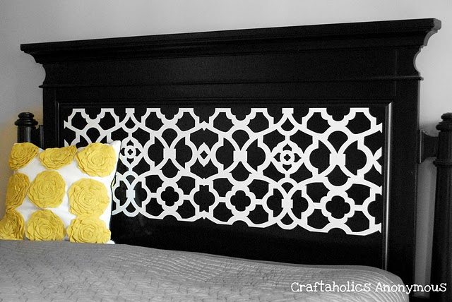 Craftaholics Anonymous® | A Headboard Makeover on the cheap!