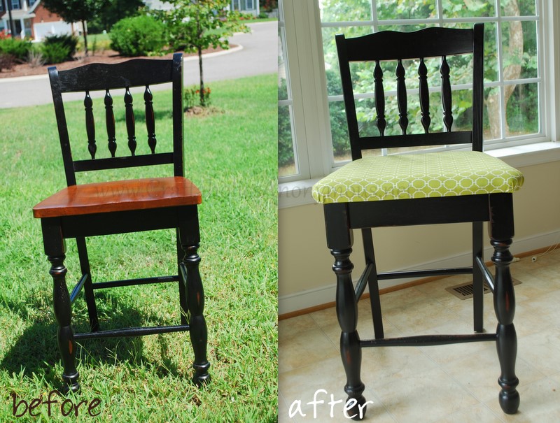 dining room chair makeover
