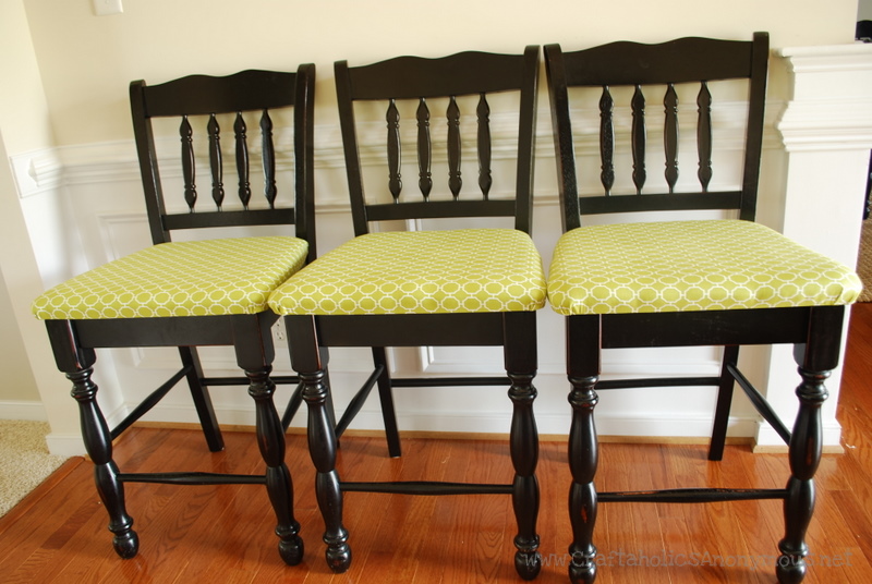 How to Reupholster Dining Chairs - DIY Tutorial 