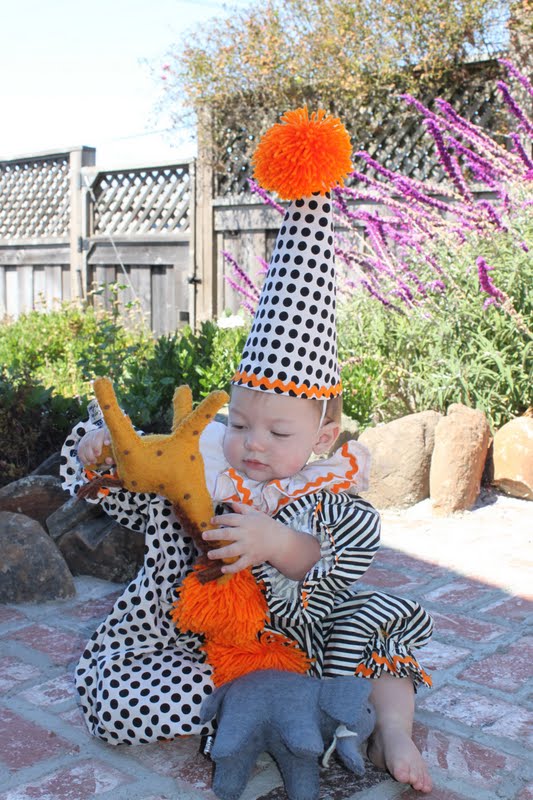 halloween clown childrens costume craft
