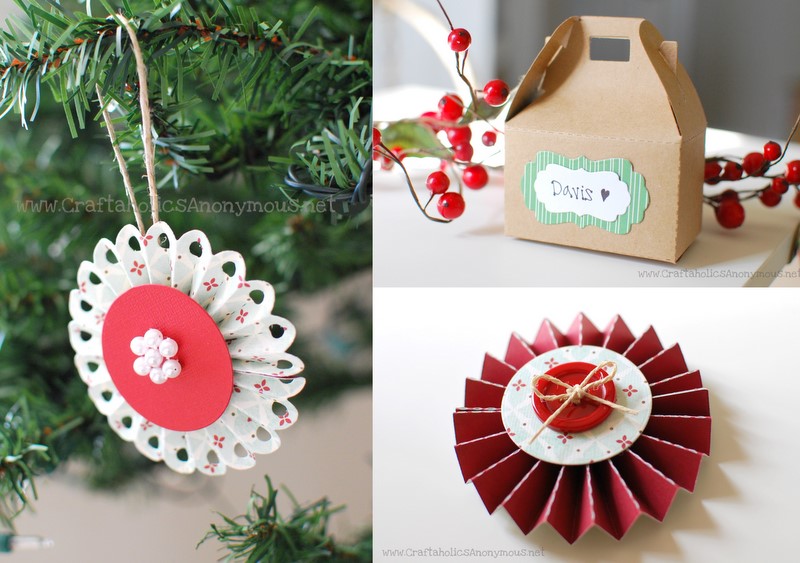 christmas decorations to make diy paper heart ornaments via