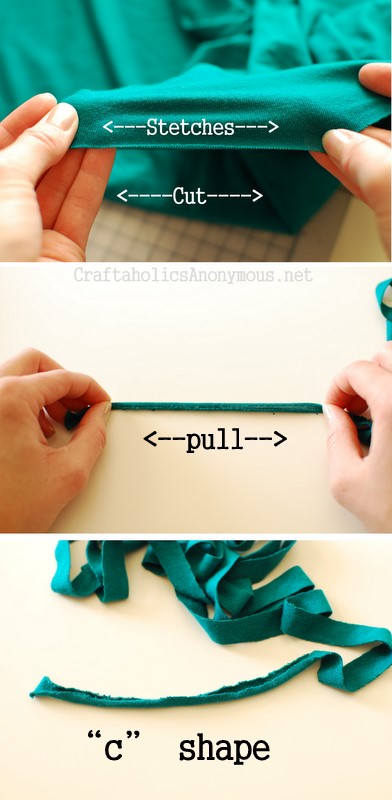 how to cut fabric for a pom pom