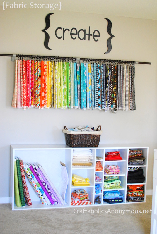 Fabric Storage And Fabric Organization Ideas