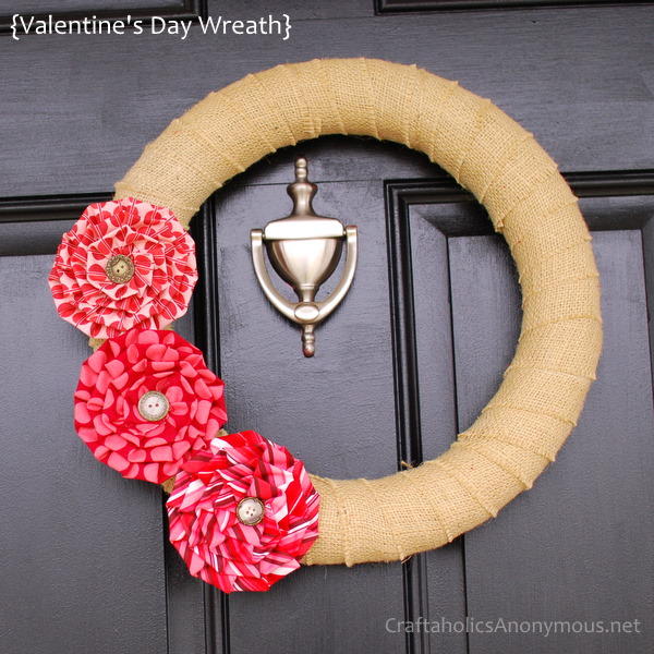 burlap wreath