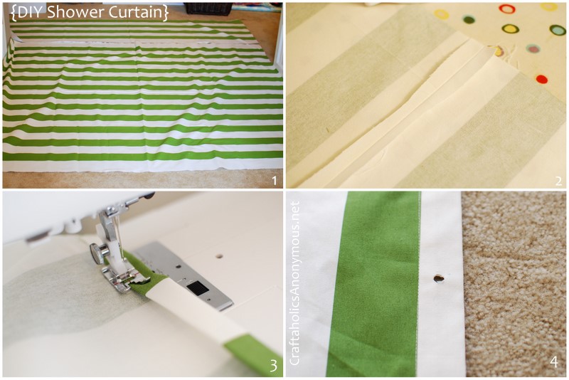 Craftaholics Anonymous Diy Shower Curtain Tutorial