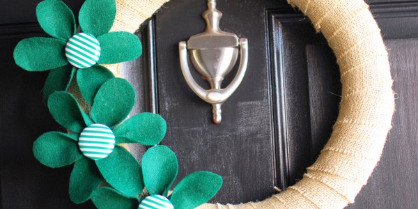 st. patty's day wreath