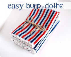 how to sew burp cloths how to sew burp cloths