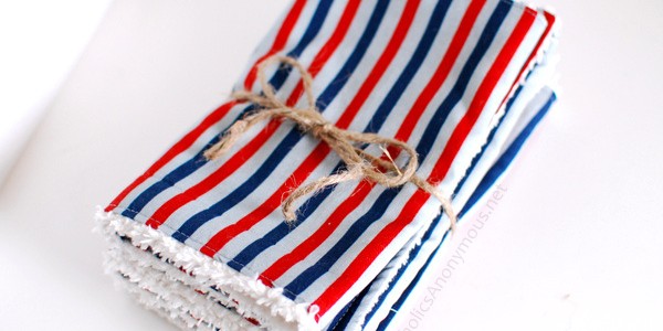 how to sew burp cloths