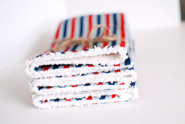 chenille burp cloths