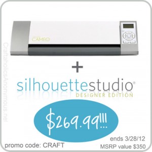 silhouette discount CAMEO promotion