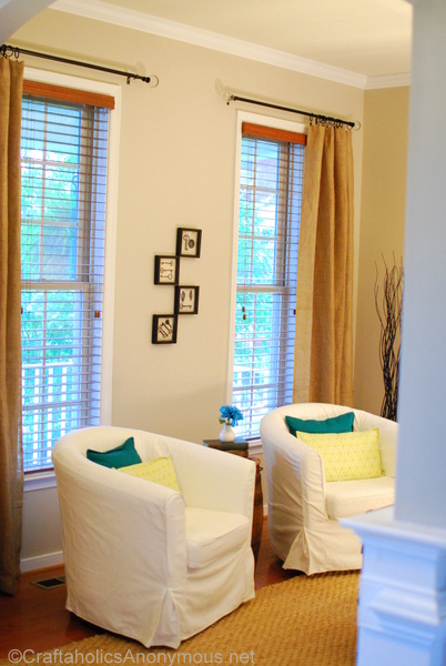 Craftaholics Anonymous Burlap Curtains