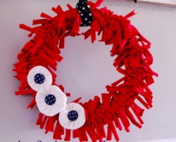 4th of july wreath