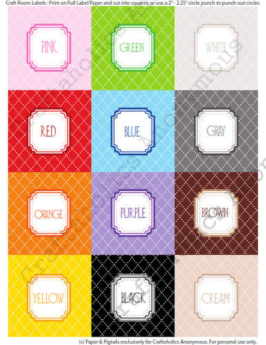Primary Color Labels Printable Pdf Editable Labels Ed - vrogue.co