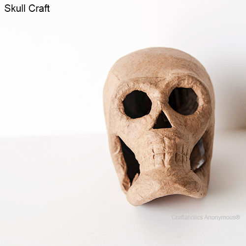 easy skull craft idea skull craft