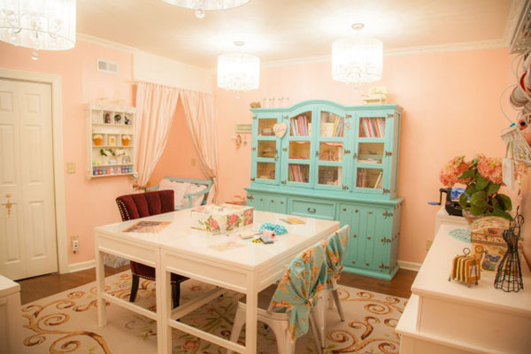 Christine's beautiful craft room