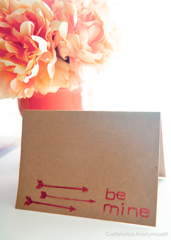 handmade valentine card