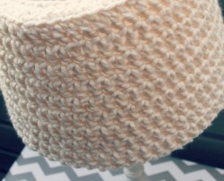 crochet lamp shade