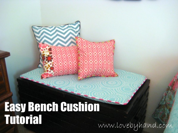 How To Sew A Bench Cushion: DIY Bench Cushion