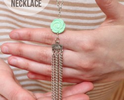fringe necklace how-to - need to make this!