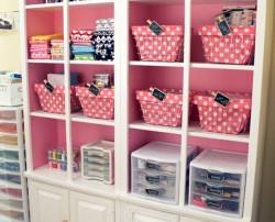 craft room organiztion