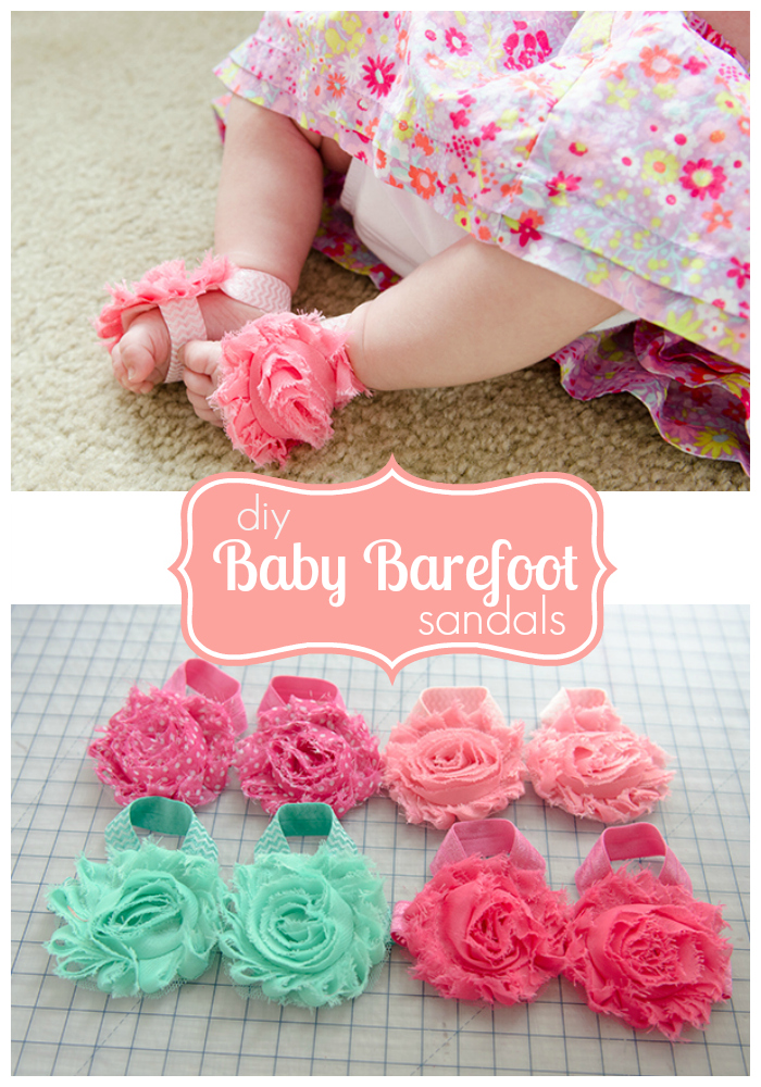 How to make Baby barefoot sandals tutorial. Seriously so cute! I love ...