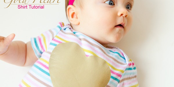 gold heart shirt