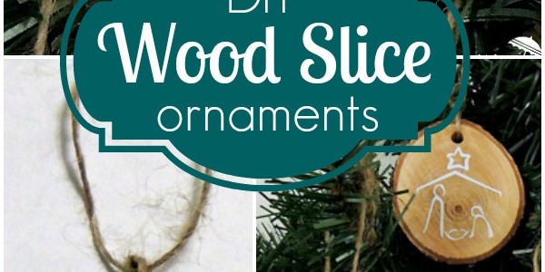 DIY Wood Slice Ornaments