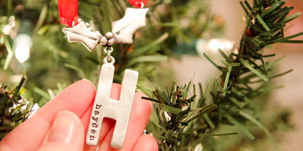 monogram ornaments