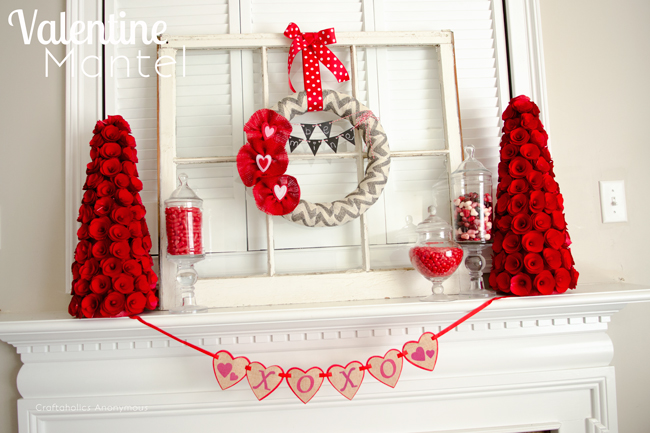 DIY Paper Heart Wreath - The House That Lars Built