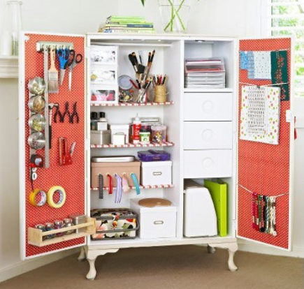 Sewing and Craft Room Organization and Storage Ideas For Small Spaces