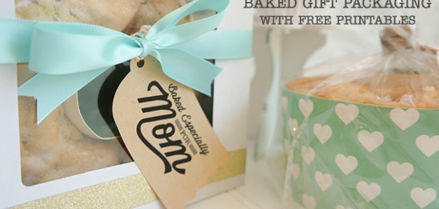 Mother's Day Baked Gift Packaging with FREE printable on www.craftaholicsanonymous.com #mothersdaygift #freeprintable #silhouettecameo