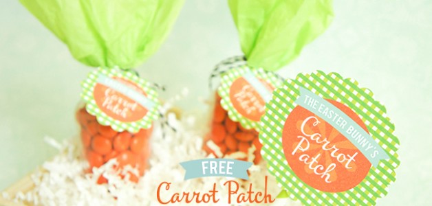 FREE Carrot Patch Easter Printables on Craftaholics Anonymous #freeprintables #Easterprintables #freeEasterprintables