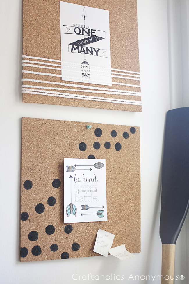 Craftaholics Anonymous Diy Cork Board Frame And Organizer Diy Cork Board Frame And Organizer