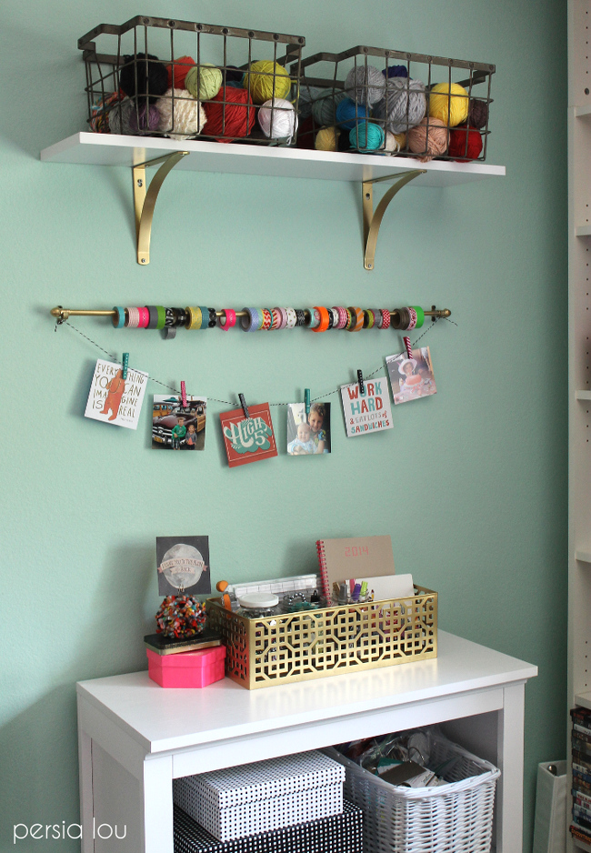 Kids Art Table and Wall Storage