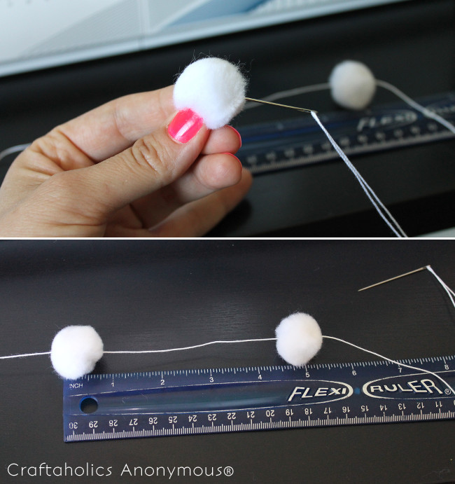 Craftaholics Anonymous®  How to Make Pom Pom Trim Tutorial