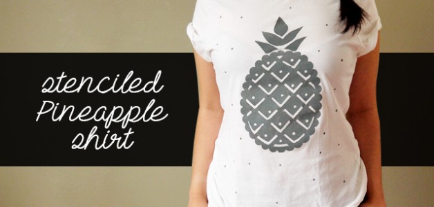 DIY Pineapple shirt tutorial