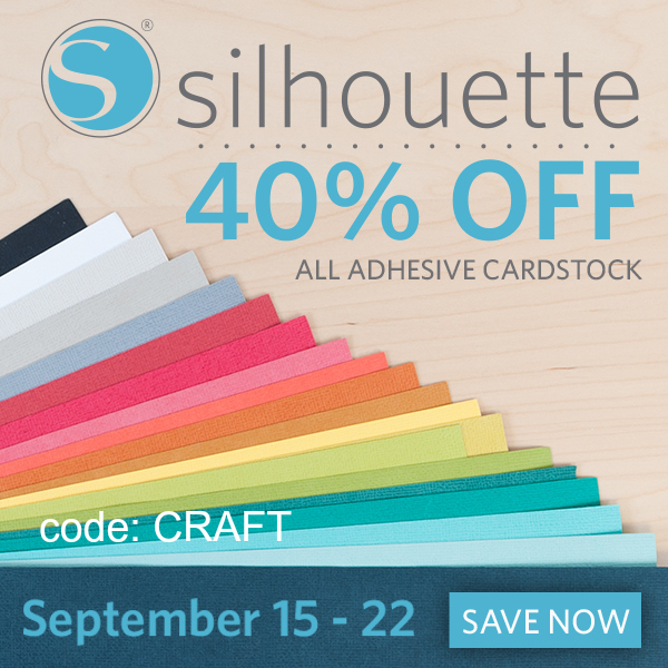Save 40% off on all Adhesive Cardstock ! This is fun stuff to play