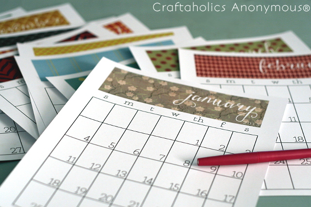 Download or customize free printable 2020 monthly calendar templates with us holidays. Printable 8.5X11 Calendar . Craftaholics Anonymous Free Printable Calendar For 2015