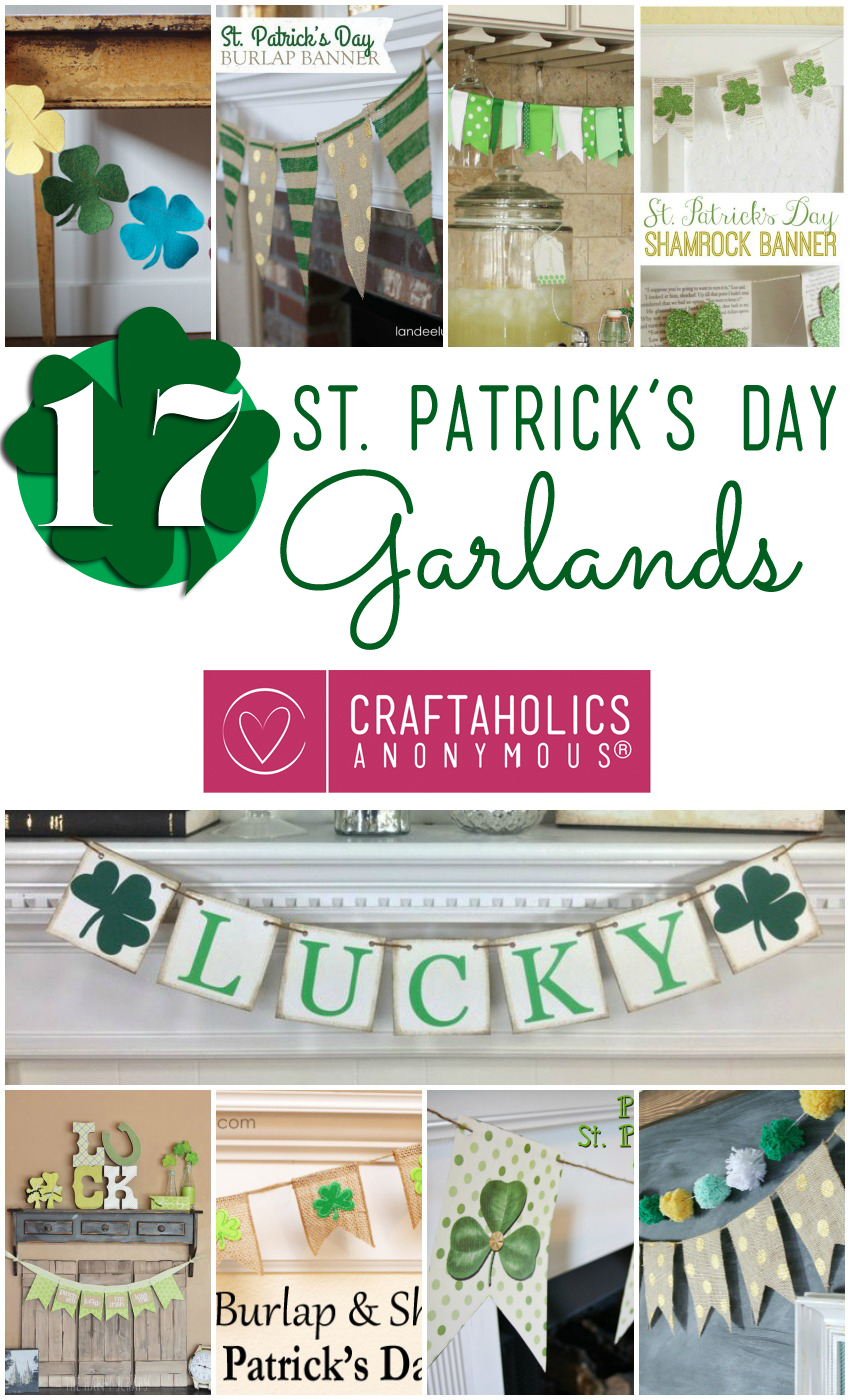 17 St. Patrick's Day Garlands || Loads of ideas and links! 17 St. Patrick's Day Garlands || Loads of ideas and links!