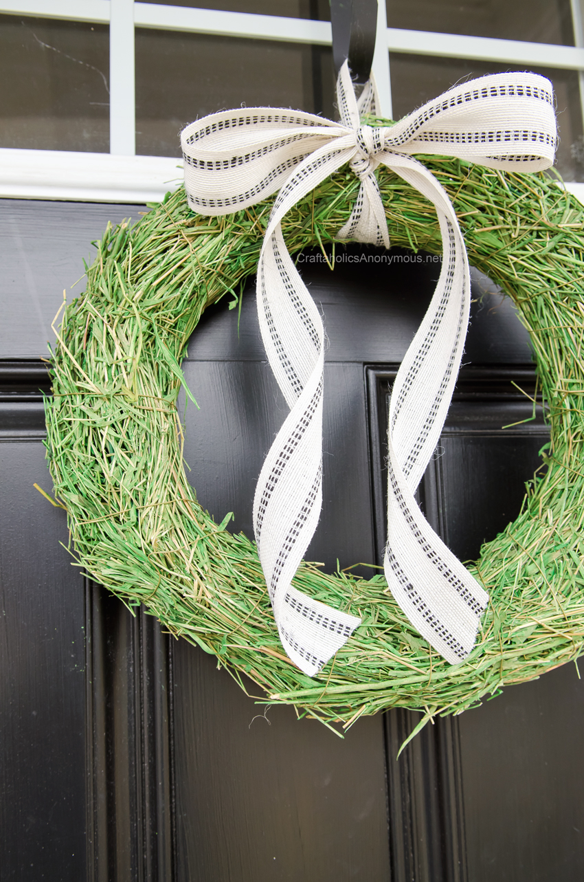 easy spring wreath