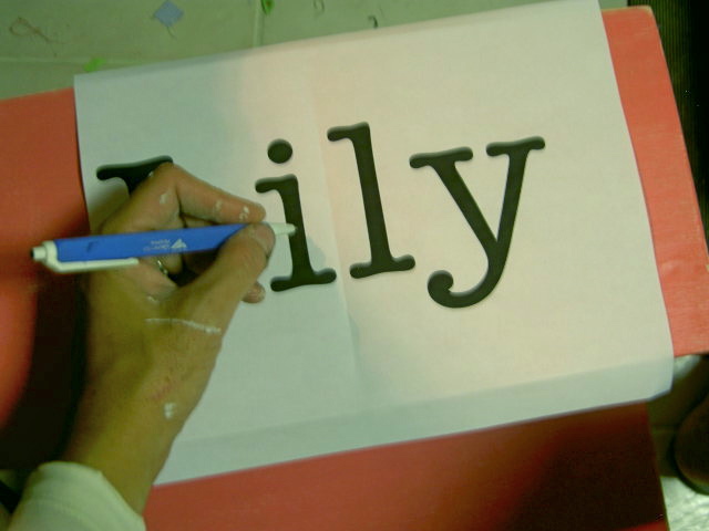 Craftaholics Anonymous How To Paint Letters On Wood Without A Stencil