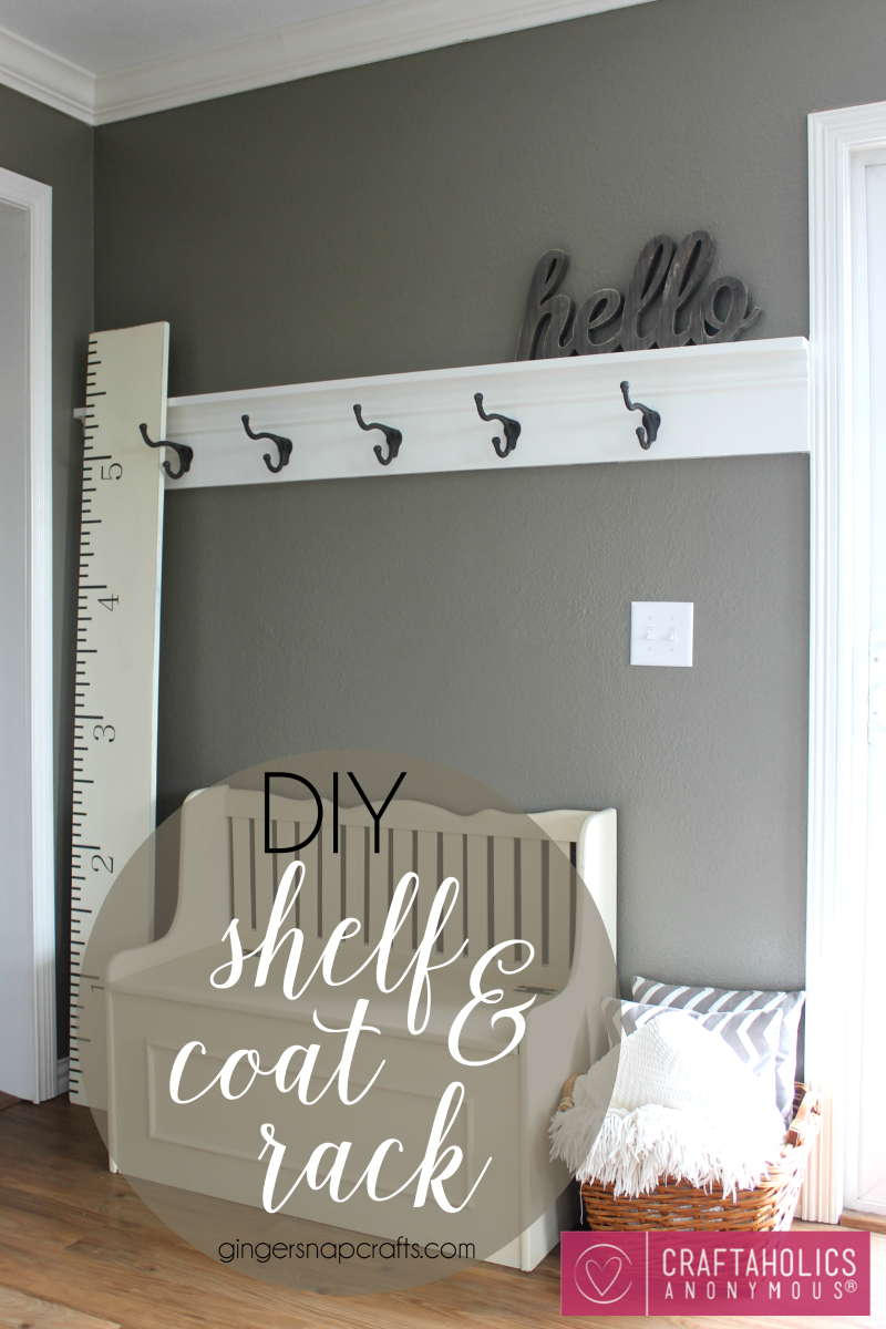 Diy Shelf And Coat Rack