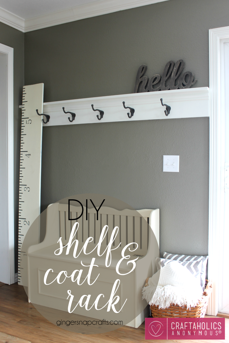 Craftaholics Anonymous Diy Shelf And Coat Rack