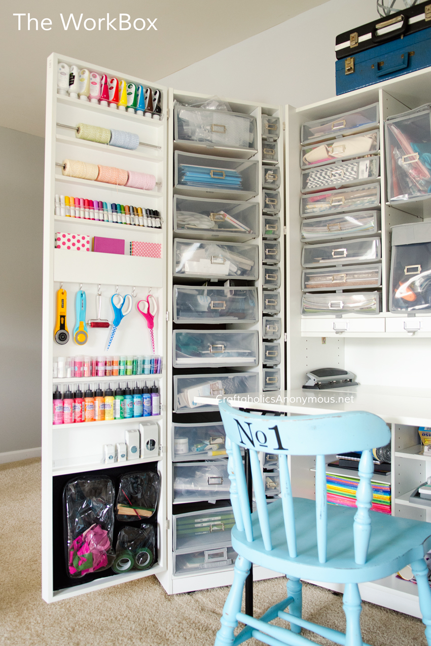 Craft Room Storage Ideas - Crafting Cheerfully