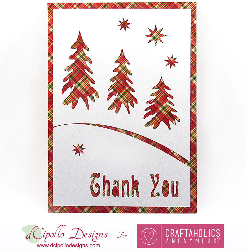 craftaholics anonymous holiday thank you card holiday thank you cards