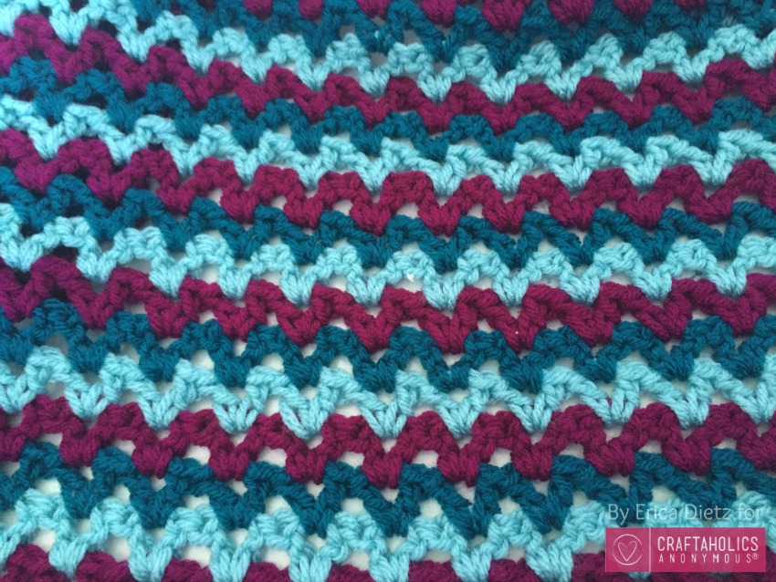 Sprinkles Easy Crochet Baby Blanket