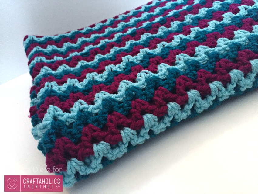 Sprinkles Easy Crochet Baby Blanket