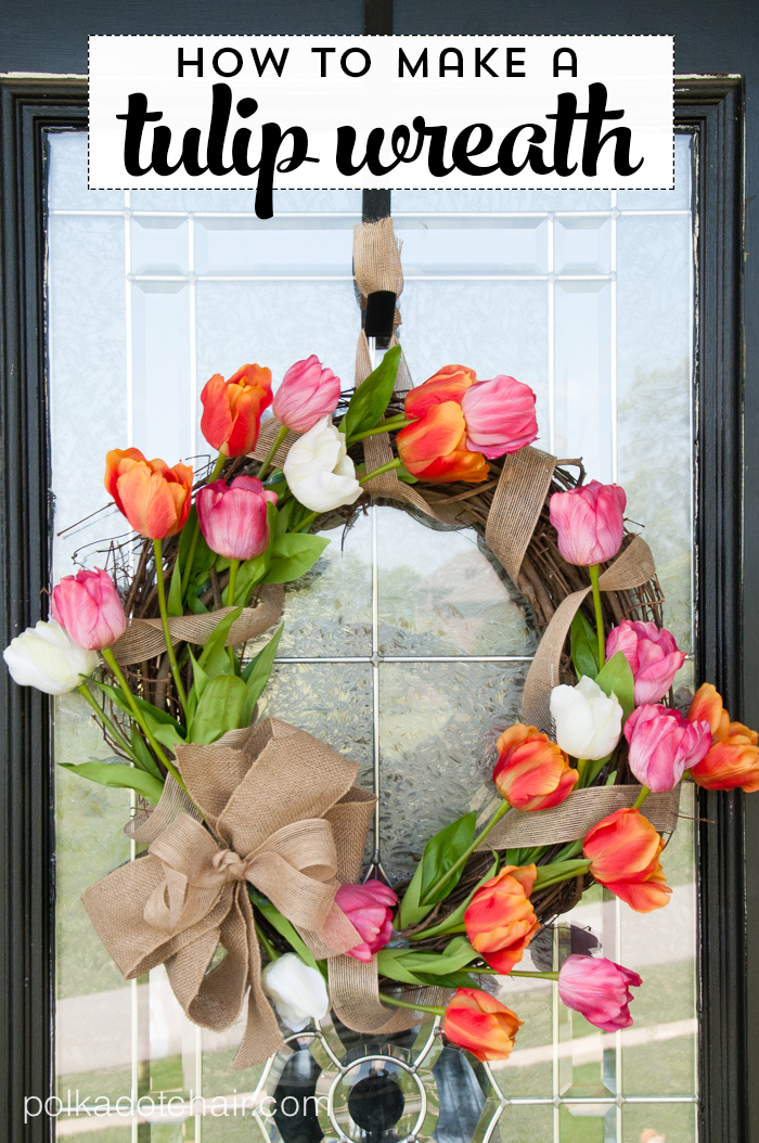 spring tulip wreath