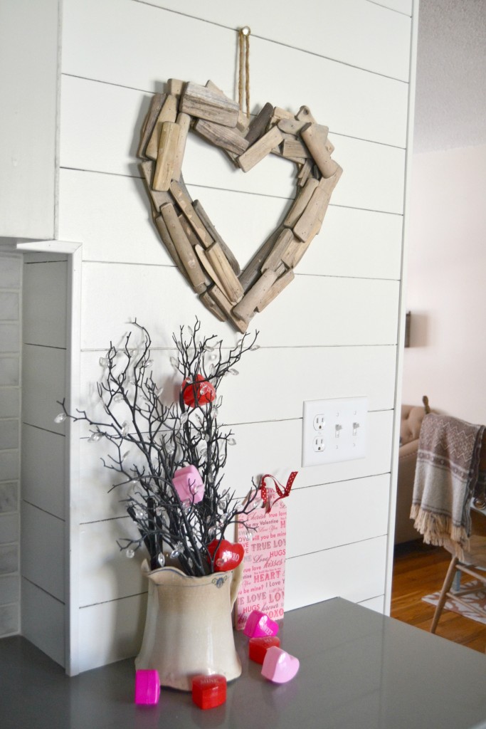 Driftwood heart wreath