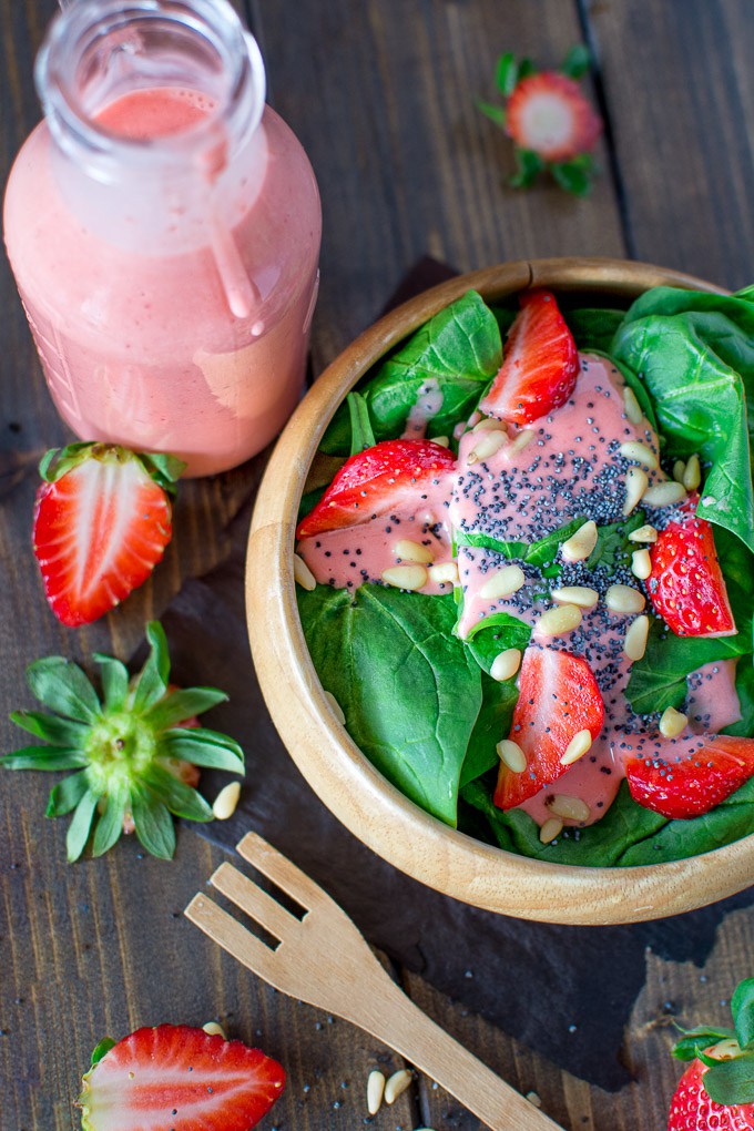 Strawberry Spinach Salad